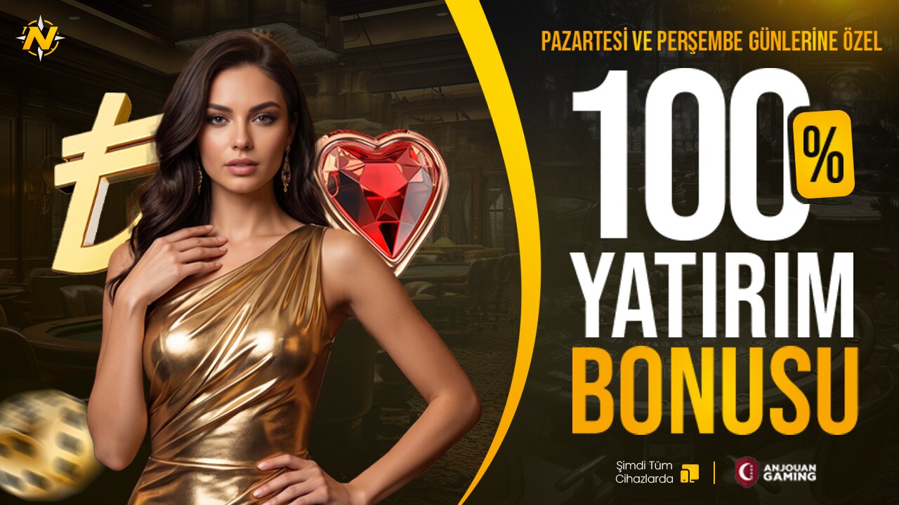 Natobet pazartesi ve perşembe günlerine özel %100 yatırım bonusu görseli